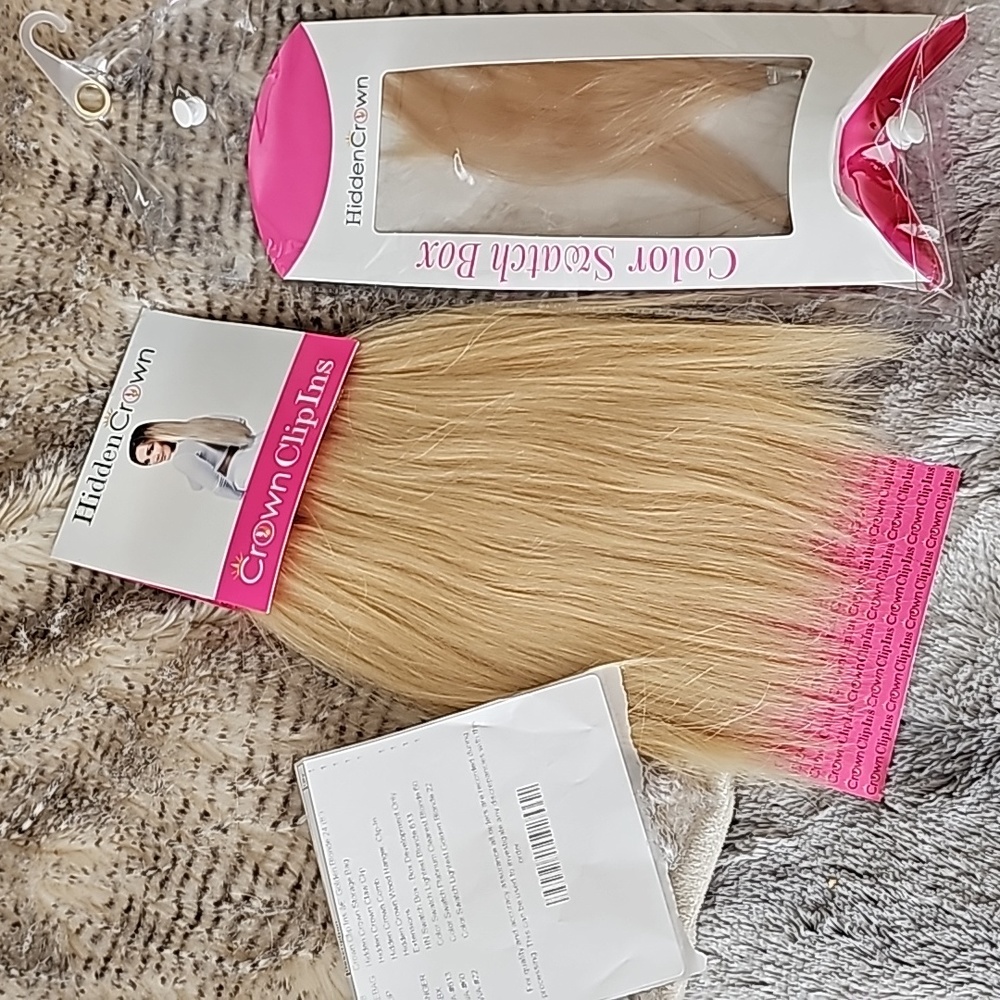Used hidden crown 8" clip ins and extras
